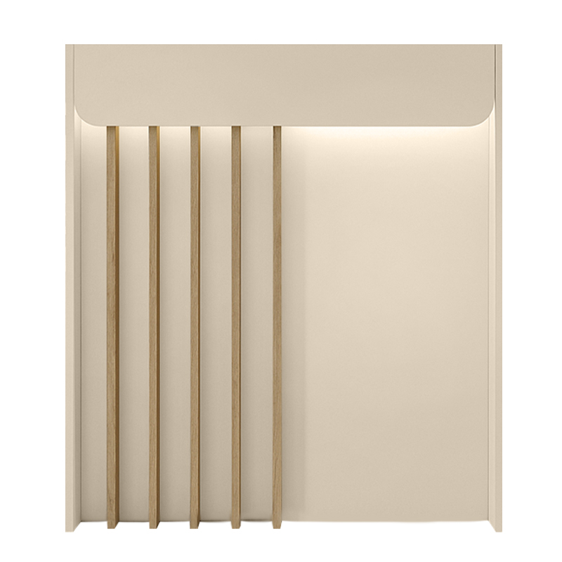 Γραφείο υποδοχής - reception Karibu Megapap με LED χρώμα sandstone - sepet oak 90x40x100εκ. Γραφείο υποδοχής - reception Karibu Megapap με LED χρώμα sandstone - sepet oak 90x40x100εκ.