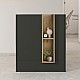 Γραφείο υποδοχής - reception Bonveno Megapap χρώμα ανθρακί - sepet oak 90x43,2x110εκ. Γραφείο υποδοχής - reception Bonveno Megapap χρώμα ανθρακί - sepet oak 90x43,2x110εκ.