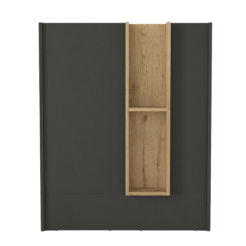 Γραφείο υποδοχής - reception Bonveno Megapap χρώμα ανθρακί - sepet oak 90x43,2x110εκ. Γραφείο υποδοχής - reception Bonveno Megapap χρώμα ανθρακί - sepet oak 90x43,2x110εκ.