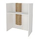 Γραφείο υποδοχής - reception Bonveno Megapap χρώμα λευκό - sepet oak 90x43,2x110εκ. Γραφείο υποδοχής - reception Bonveno Megapap χρώμα λευκό - sepet oak 90x43,2x110εκ.