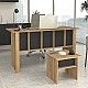 Γραφείο εργασίας Nika Megapap χρώμα sepet oak - ανθρακί 140x60x75εκ. Γραφείο εργασίας Nika Megapap χρώμα sepet oak - ανθρακί 140x60x75εκ.