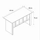 Γραφείο εργασίας Nika Megapap χρώμα sepet oak - ανθρακί 140x60x75εκ. Γραφείο εργασίας Nika Megapap χρώμα sepet oak - ανθρακί 140x60x75εκ.