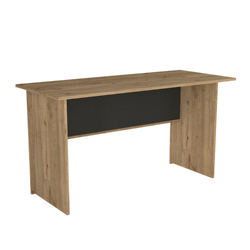 Γραφείο εργασίας Nika Megapap χρώμα sepet oak - ανθρακί 140x60x75εκ. Γραφείο εργασίας Nika Megapap χρώμα sepet oak - ανθρακί 140x60x75εκ.