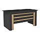 Γραφείο εργασίας Epito Megapap χρώμα ανθρακί - sepet oak 140x59,6x76,8εκ. Γραφείο εργασίας Epito Megapap χρώμα ανθρακί - sepet oak 140x59,6x76,8εκ.