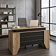 Γραφείο εργασίας Remida Megapap χρώμα sepet oak - ανθρακί 140x60x76,9εκ. Γραφείο εργασίας Remida Megapap χρώμα sepet oak - ανθρακί 140x60x76,9εκ.