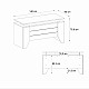 Γραφείο εργασίας Remida Megapap χρώμα sepet oak - ανθρακί 140x60x76,9εκ. Γραφείο εργασίας Remida Megapap χρώμα sepet oak - ανθρακί 140x60x76,9εκ.