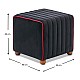 Σκαμπώ Mona Megapap βελούδινο χρώμα μαύρο 40x40x40εκ. Σκαμπώ Mona Megapap βελούδινο χρώμα μαύρο 40x40x40εκ.
