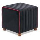 Σκαμπώ Mona Megapap βελούδινο χρώμα μαύρο 40x40x40εκ. Σκαμπώ Mona Megapap βελούδινο χρώμα μαύρο 40x40x40εκ.