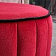 Σκαμπώ Lindy Megapap βελούδινο χρώμα κόκκινο 40x40x40εκ. Σκαμπώ Lindy Megapap βελούδινο χρώμα κόκκινο 40x40x40εκ.