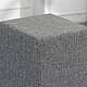 Σκαμπώ Kare Megapap υφασμάτινο χρώμα γκρι 40x40x40εκ. Σκαμπώ Kare Megapap υφασμάτινο χρώμα γκρι 40x40x40εκ.