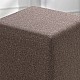 Σκαμπώ Kare Megapap υφασμάτινο χρώμα καφέ 40x40x40εκ. Σκαμπώ Kare Megapap υφασμάτινο χρώμα καφέ 40x40x40εκ.