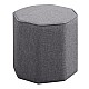 Σκαμπώ Hexa Megapap υφασμάτινο χρώμα γκρι 40x40x42εκ. Σκαμπώ Hexa Megapap υφασμάτινο χρώμα γκρι 40x40x42εκ.