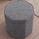 Σκαμπώ Hexa Megapap υφασμάτινο χρώμα γκρι 40x40x42εκ. Σκαμπώ Hexa Megapap υφασμάτινο χρώμα γκρι 40x40x42εκ.