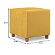 Σκαμπώ Daisy Megapap υφασμάτινο χρώμα κίτρινο 40x40x40εκ. Σκαμπώ Daisy Megapap υφασμάτινο χρώμα κίτρινο 40x40x40εκ.