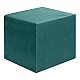 Σκαμπώ April Megapap βελούδινο χρώμα κυπαρρισί 40x40x40εκ. Σκαμπώ April Megapap βελούδινο χρώμα κυπαρρισί 40x40x40εκ.
