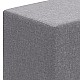 Σκαμπώ Linda Megapap υφασμάτινο χρώμα γκρι 40x40x40εκ. Σκαμπώ Linda Megapap υφασμάτινο χρώμα γκρι 40x40x40εκ.