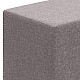 Σκαμπώ Linda Megapap υφασμάτινο χρώμα καφέ 40x40x40εκ. Σκαμπώ Linda Megapap υφασμάτινο χρώμα καφέ 40x40x40εκ.