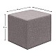 Σκαμπώ Linda Megapap υφασμάτινο χρώμα καφέ 40x40x40εκ. Σκαμπώ Linda Megapap υφασμάτινο χρώμα καφέ 40x40x40εκ.