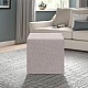 Σκαμπώ Linda Megapap υφασμάτινο χρώμα μπεζ 40x40x40εκ. Σκαμπώ Linda Megapap υφασμάτινο χρώμα μπεζ 40x40x40εκ.