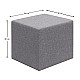 Σκαμπώ Linda Megapap υφασμάτινο χρώμα γκρι 40x40x40εκ. Σκαμπώ Linda Megapap υφασμάτινο χρώμα γκρι 40x40x40εκ.