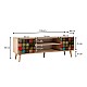 Έπιπλο τηλεόρασης Soho Megapap χρώμα sonoma 140x40x50 εκ. Έπιπλο τηλεόρασης Soho Megapap χρώμα sonoma 140x40x50 εκ.