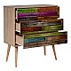 Συρταρτιέρα Soho Megapap χρώμα sonoma 80x40x90εκ. Συρταρτιέρα Soho Megapap χρώμα sonoma 80x40x90εκ.