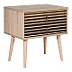 Κομοδίνο Soho Megapap χρώμα sonoma 60x40x61εκ. Κομοδίνο Soho Megapap χρώμα sonoma 60x40x61εκ.
