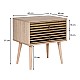 Κομοδίνο Soho Megapap χρώμα sonoma 60x40x61εκ. Κομοδίνο Soho Megapap χρώμα sonoma 60x40x61εκ.