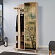 Έπιπλο εισόδου Soho Megapap χρώμα sonoma 90x36x194εκ. Έπιπλο εισόδου Soho Megapap χρώμα sonoma 90x36x194εκ.