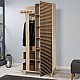 Έπιπλο εισόδου Soho Megapap χρώμα sonoma 90x36x194εκ. Έπιπλο εισόδου Soho Megapap χρώμα sonoma 90x36x194εκ.