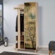 Έπιπλο εισόδου Soho Megapap χρώμα sonoma 90x36x194εκ. Έπιπλο εισόδου Soho Megapap χρώμα sonoma 90x36x194εκ.