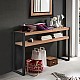 Κονσόλα Atlas Megapap μεταλλική - μελαμίνης χρώμα atlantic pine 140x35x80εκ. Κονσόλα Atlas Megapap μεταλλική - μελαμίνης χρώμα atlantic pine 140x35x80εκ.