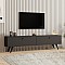 Έπιπλο τηλεόρασης Paris Megapap χρώμα ανθρακί 160x25x35εκ.