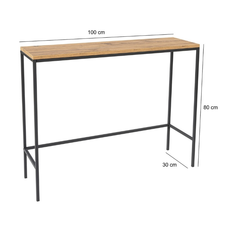 Κονσόλα Canva Megapap χρώμα atlantic pine 100x30x80εκ. Κονσόλα Canva Megapap χρώμα atlantic pine 100x30x80εκ.