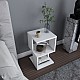 Κομοδίνο Carter Megapap χρώμα λευκό 29,6x29,6x49,4εκ. Κομοδίνο Carter Megapap χρώμα λευκό 29,6x29,6x49,4εκ.