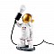 Φωτιστικό επιτραπέζιο Astronaut Megapap E27 πολυεστερικό χρώμα λευκό 20x15x32εκ.