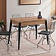 Τραπέζι Dolunay Megapap επεκτεινόμενο χρώμα atlantic pine - μαύρο 100x60(120x100)x79,5εκ. Τραπέζι Dolunay Megapap επεκτεινόμενο χρώμα atlantic pine - μαύρο 100x60(120x100)x79,5εκ.