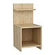 Κομοδίνο Ulman Megapap χρώμα sapphire oak 35x37x72εκ.