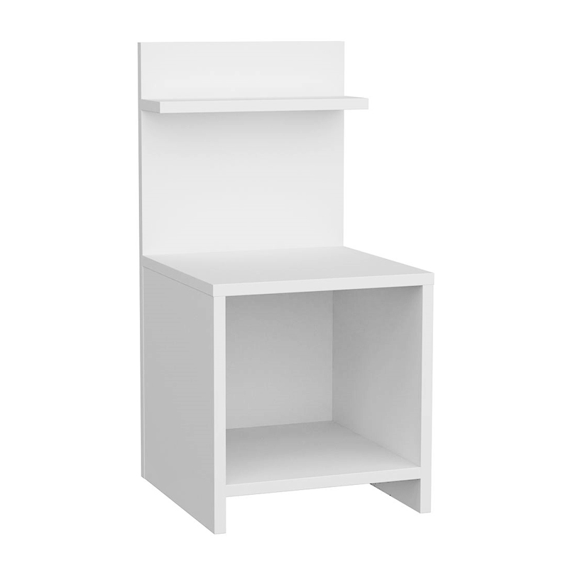 Κομοδίνο Ulman Megapap χρώμα λευκό 35x37x72εκ. Κομοδίνο Ulman Megapap χρώμα λευκό 35x37x72εκ.