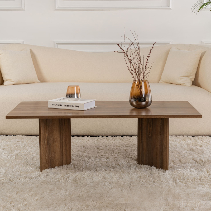 Τραπεζάκι σαλονιού Sabin Megapap χρώμα καρυδί 119x60x40εκ. Τραπεζάκι σαλονιού Sabin Megapap χρώμα καρυδί 119x60x40εκ.