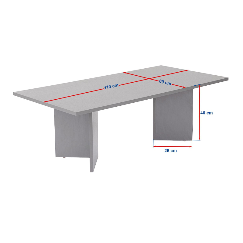 Τραπεζάκι σαλονιού Sabin Megapap χρώμα καρυδί 119x60x40εκ. Τραπεζάκι σαλονιού Sabin Megapap χρώμα καρυδί 119x60x40εκ.