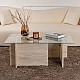 Τραπεζάκι σαλονιού Vetrino Megapap γυάλινο χρώμα travertine 105x65x40εκ. Τραπεζάκι σαλονιού Vetrino Megapap γυάλινο χρώμα travertine 105x65x40εκ.