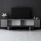 Έπιπλο τηλεόρασης Haven Megapap χρώμα ανθρακί 180x30x50εκ. Έπιπλο τηλεόρασης Haven Megapap χρώμα ανθρακί 180x30x50εκ.