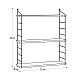 Ραφιέρα τοίχου Armoni Megapap χρώμα sapphire oak - καφέ μέταλλο 72x20x85εκ. Ραφιέρα τοίχου Armoni Megapap χρώμα sapphire oak - καφέ μέταλλο 72x20x85εκ.