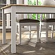Τραπέζι Fira Megapap χρώμα λευκό - φυσικό οξιάς 180x90x78εκ. Τραπέζι Fira Megapap χρώμα λευκό - φυσικό οξιάς 180x90x78εκ.