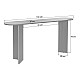 Κονσόλα Sira Megapap χρώμα travertine 150x35x75εκ. Κονσόλα Sira Megapap χρώμα travertine 150x35x75εκ.