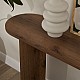 Κονσόλα Sira Megapap χρώμα καρυδί 150x35x75εκ.