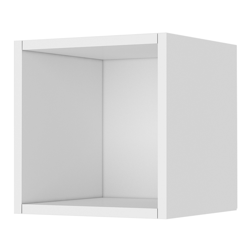 Κομοδίνο επιτοίχιο Oliver Megapap χρώμα λευκό 33,6x30x33,6εκ.