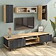 Σύνθεση τηλεόρασης Tokyo Megapap χρώμα sapphire oak - ανθρακί 170x37x45εκ. Σύνθεση τηλεόρασης Tokyo Megapap χρώμα sapphire oak - ανθρακί 170x37x45εκ.