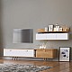 Σύνθεση τηλεόρασης Hera Megapap χρώμα sapphire oak - λευκό 170x37x45εκ. Σύνθεση τηλεόρασης Hera Megapap χρώμα sapphire oak - λευκό 170x37x45εκ.